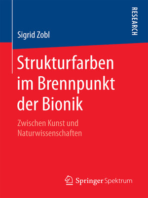 cover image of Strukturfarben im Brennpunkt der Bionik